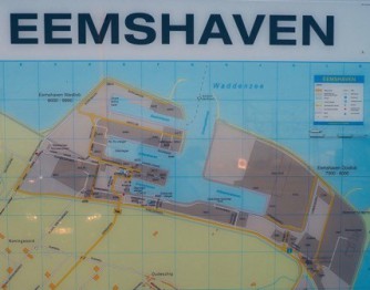 Seit 2009 spielt Eemshaven eine wichtige Rolle beim Aufbau von Windturbinen.